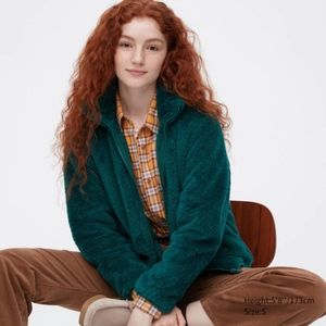 Fluffy Yarn Fleece Full-Zip Jacket